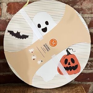 Martha Stewart Halloween Placemat Set - Orange, Black, White